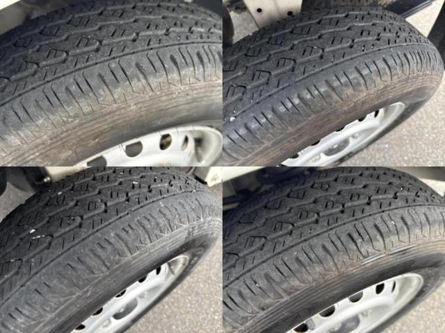 ハイゼットトラック ４ＷＤスタンダードノウヨウスペシャルＳＡ３ｔ　新品タイヤ／保証書／衝突安全装置／車線逸脱防止支援システム／ＥＢＤ付ＡＢＳ／横滑り防止装置／禁煙車／エアバッグ　運転席／パワーステアリング／マニュアルエアコン／ユーザー買取車／三方開／ラジオ　４ＷＤ（44枚目）