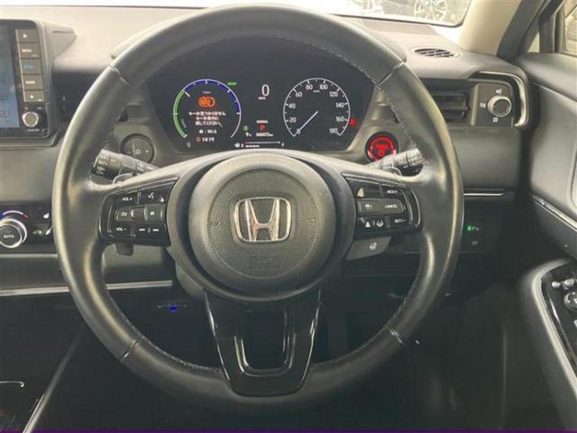 ヴェゼル ｅＨＥＶ　Ｚ　新品タイヤ／保証書／純正　９インチ　メモリーナビ／ホンダセンシング／シートヒーター／車線逸脱防止支援システム／シート　ハーフレザー／電動バックドア／ドライブレコーダー　前後／ヘッドランプ　ＬＥＤ（12枚目）