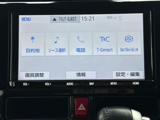 ルーミー カスタムＧ－Ｔ　新品タイヤ／保証書／純正　９インチ　ＳＤナビ／衝突安全装置／両側電動スライドドア／シートヒーター　前席／パノラミックビューモニター／車線逸脱防止支援システム／ドライブレコーダー　社外　全周囲カメラ（9枚目）