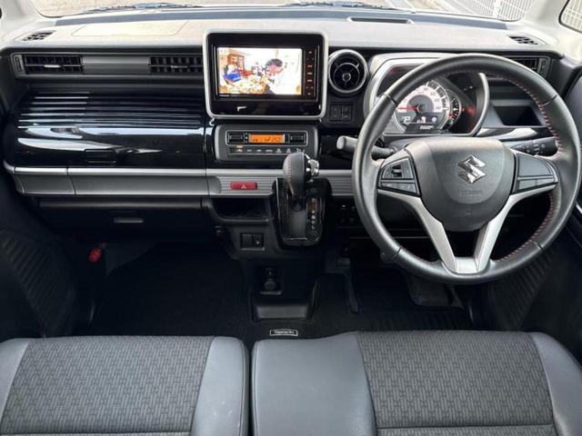 スペーシアカスタム ハイブリッドＸＳ　保証書／純正　ＳＤナビ／衝突安全装置／両側電動スライドドア／シートヒーター／全方位モニター用カメラ／車線逸脱防止支援システム／シート　ハーフレザー／ドライブレコーダー　前後／ヘッドランプ　ＬＥＤ（4枚目）