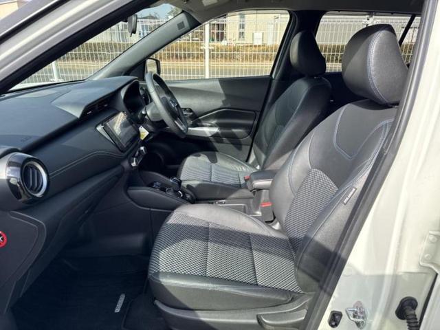 キックス Ｘ　新品タイヤ／保証書／純正　９インチ　ＳＤナビ／エマージェンシーブレーキ／車線逸脱防止支援システム／シート　ハーフレザー／プロパイロット／ヘッドランプ　ＬＥＤ／Ｂｌｕｅｔｏｏｔｈ接続／ＥＴＣ　ＤＶＤ再生（7枚目）