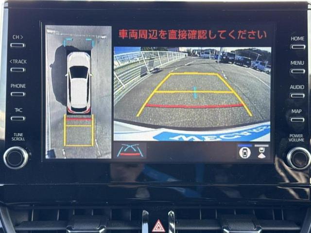 カローラクロス ハイブリッドＺ　新品タイヤ／ガラスルーフ／保証書／ディスプレイオーディオ８インチ／衝突安全装置／シートヒーター／パノラミックビューモニター／車線逸脱防止支援システム／シート　ハーフレザー／電動バックドア　全周囲カメラ（11枚目）