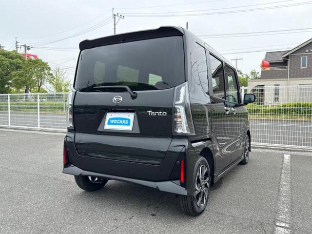 タント カスタムX 保証書/スマートアシスト(トヨタ・ダイハツ)/両側電動スライドドア/シートヒーター 前席/車線逸脱防止支援システム/シート ハーフレザー/ヘッドランプ LED/EBD付ABS/横滑り防止装置 禁煙車(3枚目)
