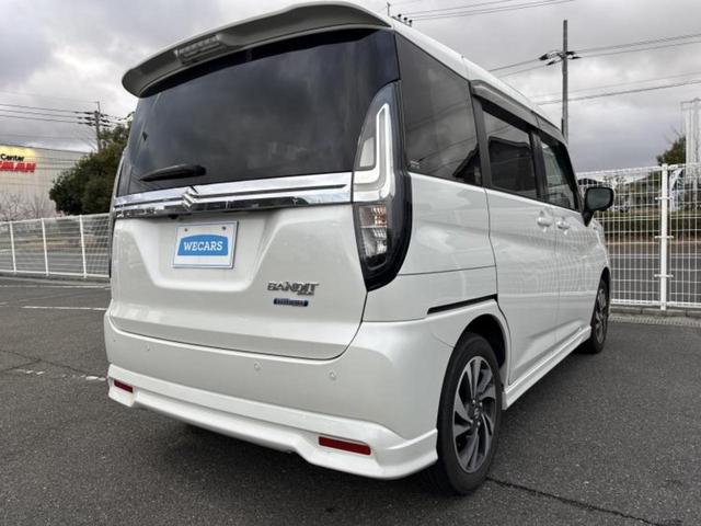 ソリオバンディット バンディットハイブリッドＭＶ　保証書／純正　９インチ　ＳＤナビ／衝突安全装置／両側電動スライドドア／シートヒーター　前席／全方位モニター用カメラ／車線逸脱防止支援システム／ヘッドランプ　ＬＥＤ／Ｂｌｕｅｔｏｏｔｈ接続／ＥＴＣ（3枚目）