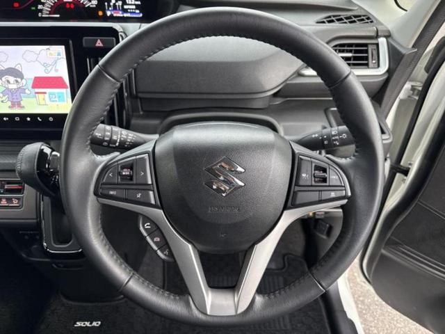 ソリオバンディット バンディットハイブリッドＭＶ　保証書／純正　９インチ　ＳＤナビ／衝突安全装置／両側電動スライドドア／シートヒーター　前席／全方位モニター用カメラ／車線逸脱防止支援システム／ヘッドランプ　ＬＥＤ／Ｂｌｕｅｔｏｏｔｈ接続／ＥＴＣ（15枚目）