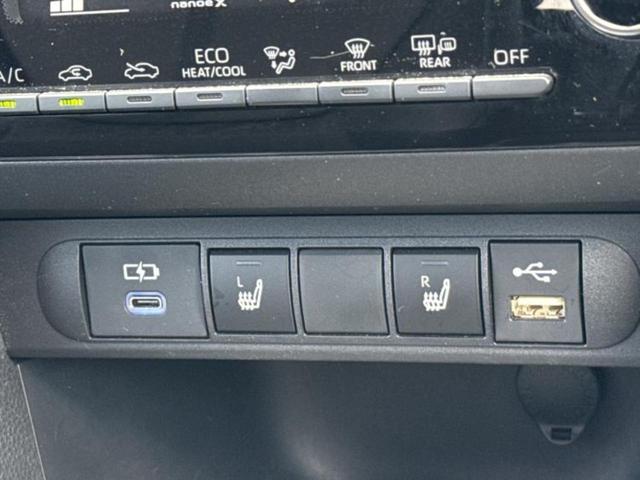 ヤリスクロス ハイブリッドＺ　保証書／ディスプレイオーディオ９インチ／衝突安全装置／シートヒーター　前席／パノラミックビューモニター／車線逸脱防止支援システム／シート　ハーフレザー／ヘッドランプ　ＬＥＤ／ＵＳＢジャック　電動シート（38枚目）