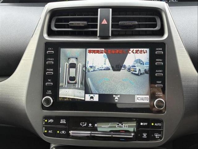 プリウス Ａツーリングセレクションブラックエディション　新品タイヤ／保証書／ディスプレイオーディオ＋ナビ８インチ／衝突安全装置／シートヒーター／パノラミックビューモニター／車線逸脱防止支援システム／シート　合皮／パーキングアシスト　自動操舵　全周囲カメラ（11枚目）