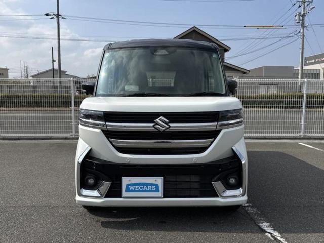 スペーシアカスタム ハイブリッドXSターボ 純正 9インチ メモリーナビ/セーフティサポート(スズキ)/両側電動スライドドア/シートヒーター 前席/全方位モニター/車線逸脱防止支援システム/登録済未使用車/ヘッドランプ LED ターボ(45枚目)