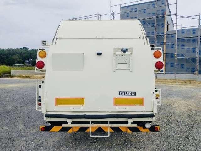 4tパッカー車 プレス式 7.7立米 塵芥車 坂道発進補助(10枚目)