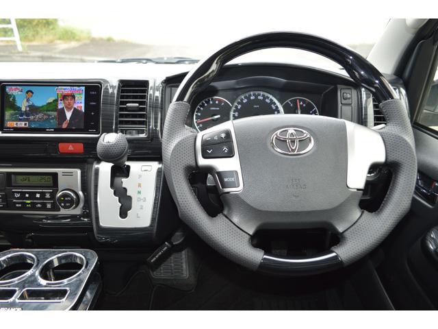 ハイエースワゴン GL 電動スラドア Pスタ フリップダウンモニター 社外18AW ナビTV Bカメラ ETC シートカバー(4枚目)