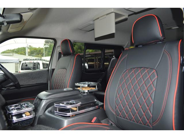 ハイエースワゴン GL 電動スラドア Pスタ フリップダウンモニター 社外18AW ナビTV Bカメラ ETC シートカバー(6枚目)