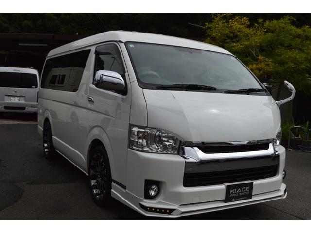 ハイエースワゴン GL 電動スラドア Pスタ フリップダウンモニター 社外18AW ナビTV Bカメラ ETC シートカバー(11枚目)