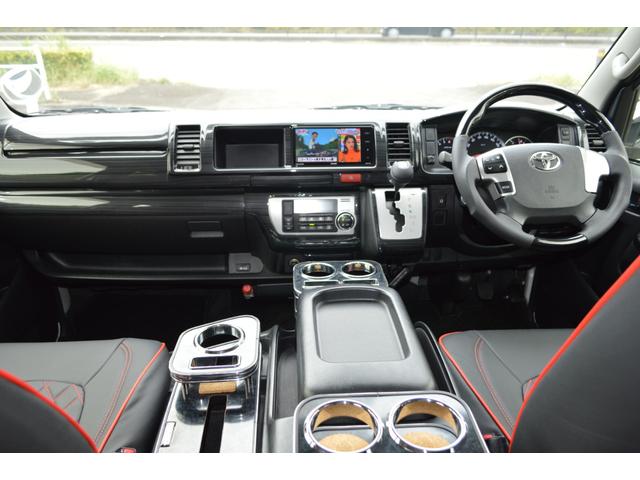 ハイエースワゴン GL 電動スラドア Pスタ フリップダウンモニター 社外18AW ナビTV Bカメラ ETC シートカバー(23枚目)