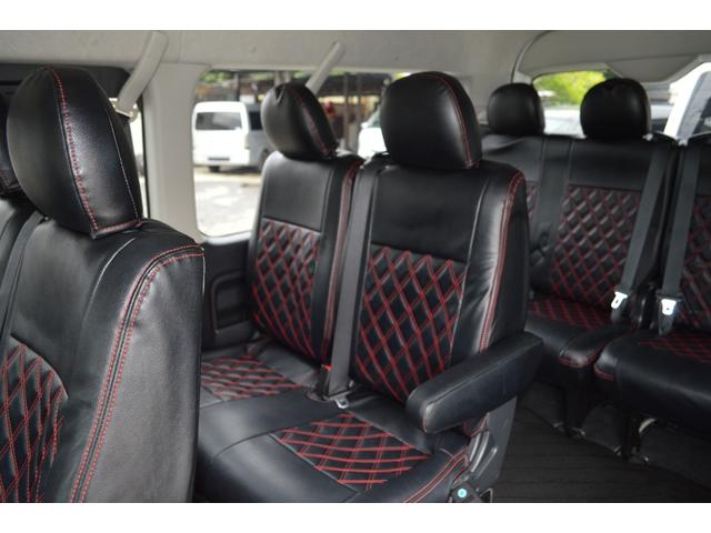 ハイエースワゴン GL 電動スラドア Pスタ フリップダウンモニター 社外18AW ナビTV Bカメラ ETC シートカバー(27枚目)