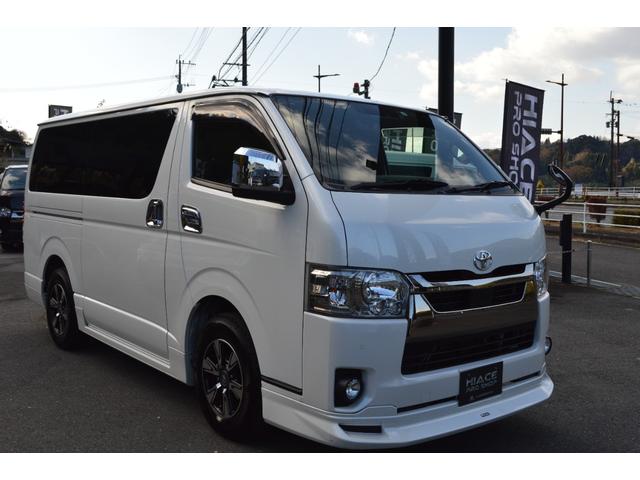 ハイエースバン スーパーＧＬ　ダークプライムＩＩ　ＴＳＳ　両側パワスラ　パノラミックビュー　Ｄインナーミラー　フリップダウン　純正ナビフルセグ　ベットキット（8枚目）