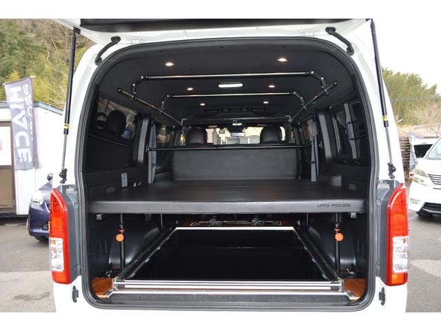 ハイエースバン スーパーＧＬ　ダークプライムＩＩ　ワイド　ワンオーナー　Ｄインナーミラー　ナビフルＴＶ　パノラミックビュー　両電スラ　ＴＳＳ　ベットキット（30枚目）