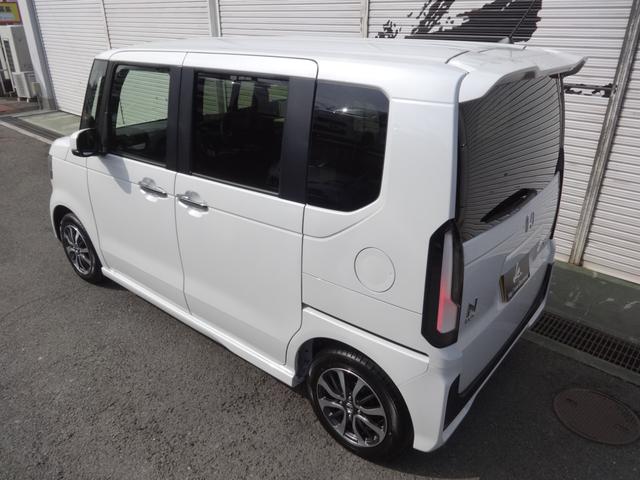 N-BOXカスタム ベースグレード 8インチモニターオーディオ&バックカメラ/電動スライドドア/衝突被害軽減システム/レーダークルーズ/禁煙車/スマートキー&プッシュS/LEDヘッド/ETC/オートハイビーム/車線逸脱警報/オートライト(10枚目)