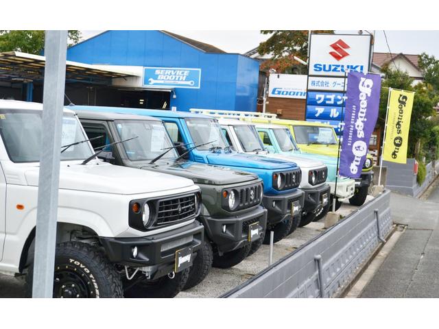 ジムニー ＸＣ　ＧＢカスタムカー　３インチリフトアップ　１６インチアルミホイール　ＴＯＹＯタイヤ　アルミバンパー　届出済未使用車　新車保証付き（2枚目）