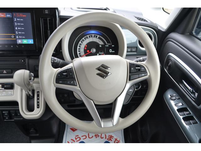 ワゴンＲスマイル ハイブリッドＸ　届出済未使用車　純正９インチナビ　全方位カメラ付き　両側電動スライドドア　スズキセーフティサポート　フロントフォグランプ　フルフラットシート　シートヒーター　スマートキー　プッシュスターター（8枚目）