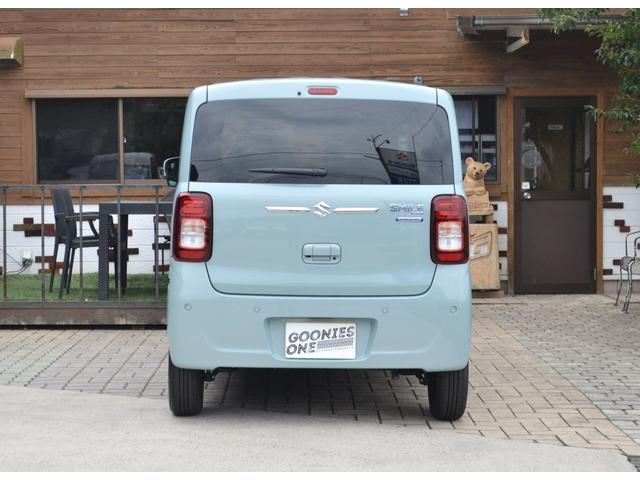 ワゴンＲスマイル ハイブリッドＸ　届出済未使用車　純正９インチナビ　全方位カメラ付き　両側電動スライドドア　スズキセーフティサポート　フロントフォグランプ　フルフラットシート　シートヒーター　スマートキー　プッシュスターター（20枚目）