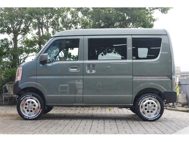 エブリイ ジョインターボ　ハイルーフ　１インチリフトアップ　オープンカントリーＲＴ　ガルシアシスコホイール　アウトクラスバンパー　オリジナルラプター塗装　届出済未使用車　新車保証付き　（アイビーグリーンメタリック）（28枚目）