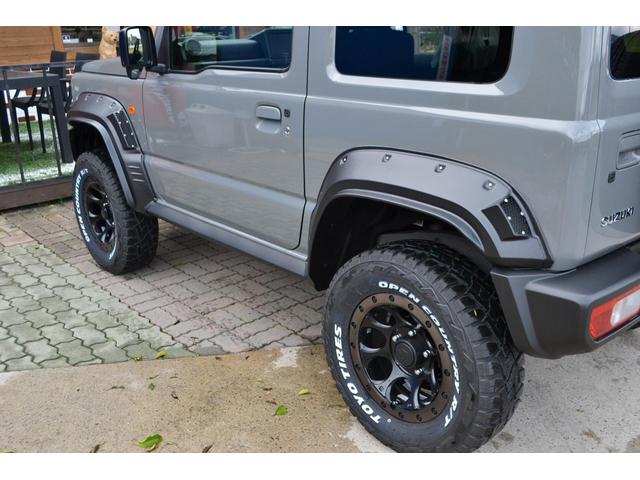 ジムニーシエラ ＪＣ　４ＷＤ　リフトアップ　フロントブルバー　ワイドオーバーフェンダー　ルーフバスケット　１６インチアルミホイール　（グレー）（12枚目）