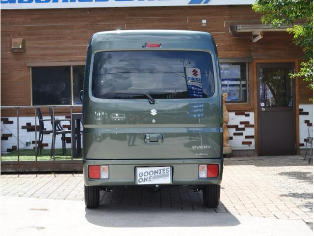 エブリイ ジョイン　ハイルーフ　届出済未使用車　新車保証付き　スズキセーフティサポート　フルフラットシート　シートヒーター　セーフティサポート　（クールカーキパールメタリック）（5枚目）