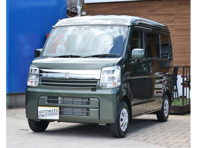 エブリイ ジョイン　ハイルーフ　届出済未使用車　新車保証付き　スズキセーフティサポート　フルフラットシート　シートヒーター　セーフティサポート　（クールカーキパールメタリック）（6枚目）