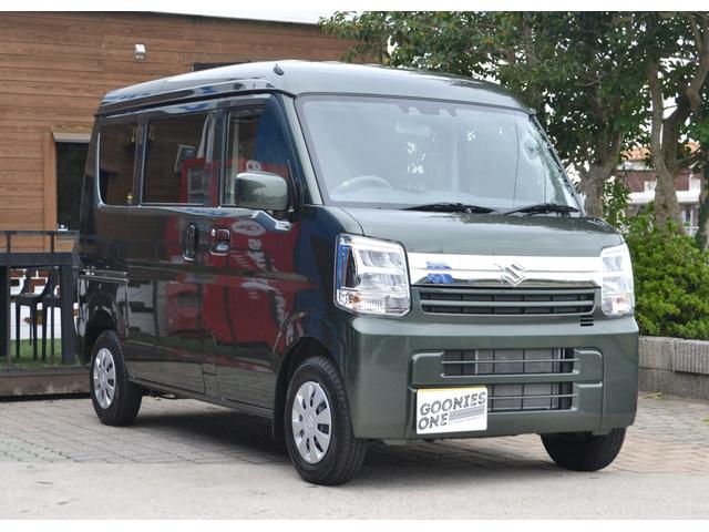 エブリイ ジョイン　ハイルーフ　シートヒーター　フルフラットシート　スマートキー　届出済未使用車　スズキセーフティサポート　新車保証付き　（クールカーキパールメタリック）（8枚目）