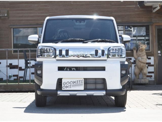 タフト Ｇターボ　ダーククロムベンチャー　届出済未使用車　サンルーフ　ＥＴＣ　バックカメラ　ルーフレール　アルミホイール　　フォグランプ　新車保証付き（6枚目）