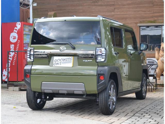 タフト Ｇターボ　ダーククロムベンチャー　届出済未使用車　新車保証付き　バックカメラ　ＥＴＣ　スマートキー　シートヒーター　ルーフレール　サンルーフ　アルミホイール　フォグランプ（2枚目）