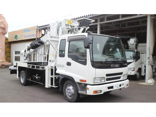 フォワード 　タダノ　穴掘建柱車　ＤＴ７２０　年次点検２０２５年２月実施・ウインチワイヤーロープ交換　オーガ　水タンク　水ポンプ　オイルクーラ－（2枚目）