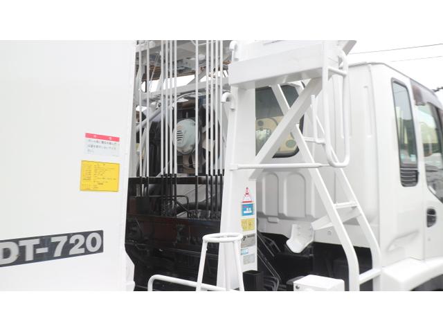 フォワード 　タダノ　穴掘建柱車　ＤＴ７２０　年次点検２０２５年２月実施・ウインチワイヤーロープ交換　オーガ　水タンク　水ポンプ　オイルクーラ－（10枚目）