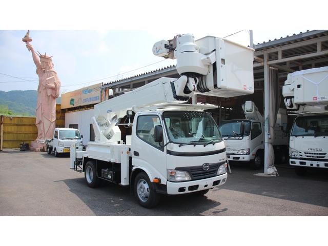 デュトロ 　アイチ高所作業車　ＳＨ１５Ｂ　Ｕ５９４　サブブーム　作業床高１４．６Ｍ　スライド時１５．１Ｍ　油圧起伏旋回ウインチ　バックモニター（2枚目）