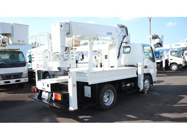 キャンター 　アイチ高所作業車　ＳＢ１２Ａ　作業床高１２Ｍ　鉄２００ＫＧバケット　ブーム自動格納　第３第２アルミブーム（3枚目）