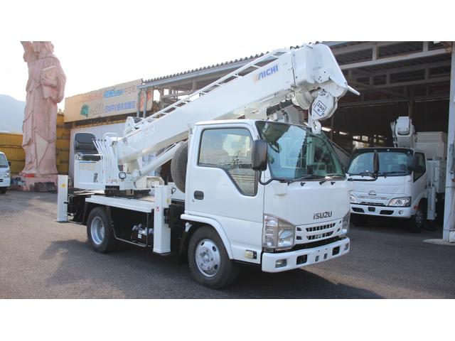 エルフトラック アイチ穴掘建駐車 D50A ターボ F6速 バックモニター オーガ350mm(2枚目)