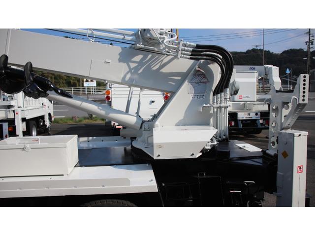 エルフトラック アイチ穴掘建駐車 D50A ターボ F6速 バックモニター オーガ350mm(9枚目)