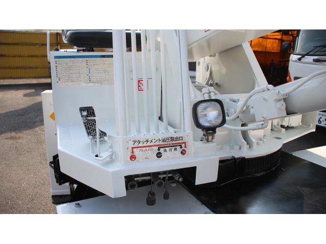 エルフトラック アイチ穴掘建駐車 D50A ターボ F6速 バックモニター オーガ350mm(13枚目)
