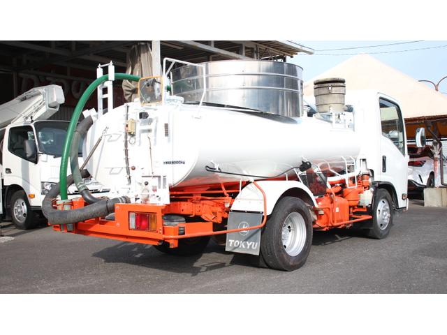 エルフトラック 　東急　糞尿車　ＶＣ３　衛生車　バキュームカー　最大積載量３０００ＫＧ　ターボ（3枚目）