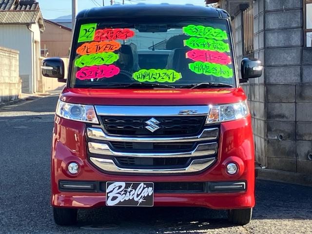 スペーシアカスタムＺ ベースグレード　両側電動スライドドア　ナビ　フルセグテレビ　バックカメラ　ＥＴＣ　シートヒーター　アイドリングストップ　デュアルカメラブレーキサポート　タイヤ４本新品（2枚目）