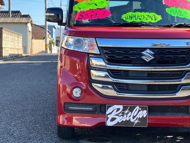 スペーシアカスタムＺ ベースグレード　両側電動スライドドア　ナビ　フルセグテレビ　バックカメラ　ＥＴＣ　シートヒーター　アイドリングストップ　デュアルカメラブレーキサポート　タイヤ４本新品（4枚目）