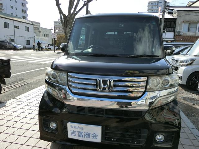 N-BOXカスタム G・ターボパッケージ ドライブレコーダー ETC バックカメラ 両側電動スライドドア ナビ オートクルーズコントロール オートライト HID スマートキー 電動格納ミラー ベンチシート 後席モニター CVT(12枚目)