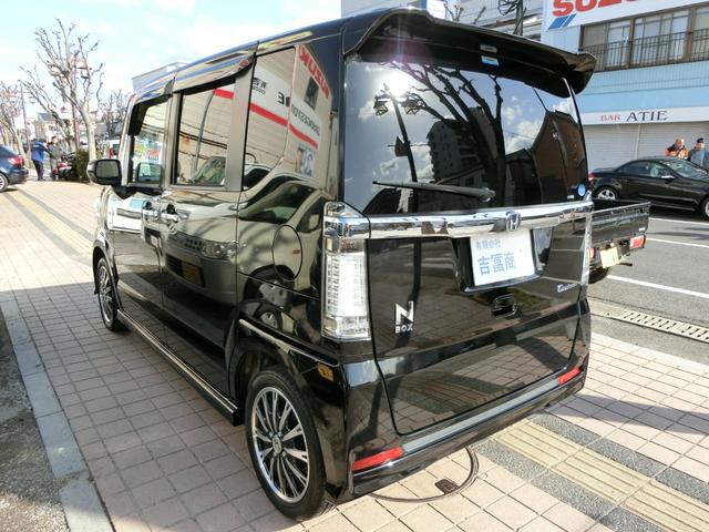 N-BOXカスタム G・ターボパッケージ ドライブレコーダー ETC バックカメラ 両側電動スライドドア ナビ オートクルーズコントロール オートライト HID スマートキー 電動格納ミラー ベンチシート 後席モニター CVT(55枚目)
