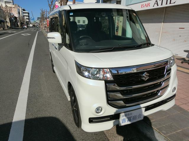 スペーシアカスタムZ ターボ ETC バックカメラ 両側電動スライドドア ナビ オートクルーズコントロール 衝突被害軽減システム オートライト HID スマートキー アイドリングストップ 電動格納ミラー シートヒーター(13枚目)