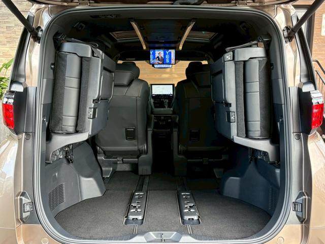 アルファードハイブリッド Ｚ　ワンオーナー　純正ナビＴＶ全方位カメラ　後席モニター　デジタルインナーミラー　左右独立ムーンルーフ　　ヴェルファイアハイブリッドＺプレミア用１９インチＡＷ　スペアタイヤ　アンビエントライト（32枚目）