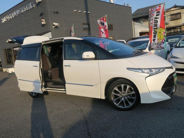 アエラス プレミアム 後期 1オーナー 後席モニター プリクラッシュ レーンキープ オートハイビーム クルーズコントロール クリアランスソナー 黒ハーフレザーシート パワーシート ウォークスルー 地デジナビ 100V電源(6枚目)