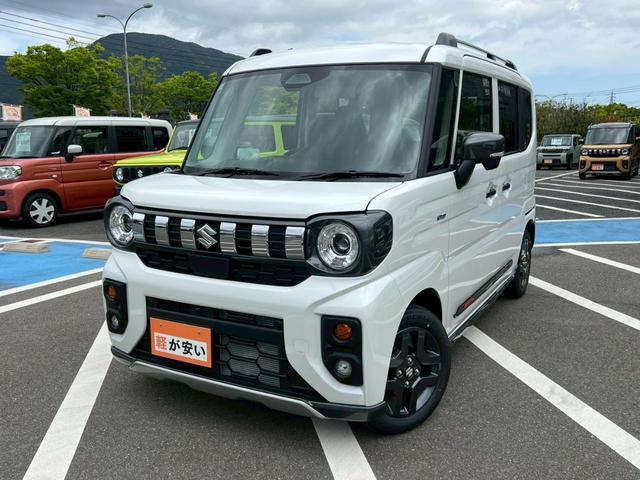 スペーシアギア ハイブリッドＸＺ　ハイブリッド　１オ－ナ－　メーカーナビ　全周囲カメラ　ブラックシ－ト　スマ－ト　定期点検記録簿　禁煙車　ＬＥＤヘッドランプ　ステアリングスイッチ　純正アルミ　シートヒーター　オートライト　盗難防止装置（48枚目）