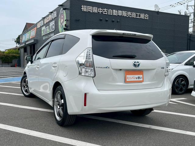 プリウスアルファ Ｇ　純正ナビ　フルセグＴＶ　スマ－トキ－　定期点検記録簿　禁煙車　ＬＥＤヘッドランプ　ステアリングリモコン　本革巻ステアリング　社外アルミ１７インチ　オートライト　オートマチックハイビーム　盗難防止（59枚目）