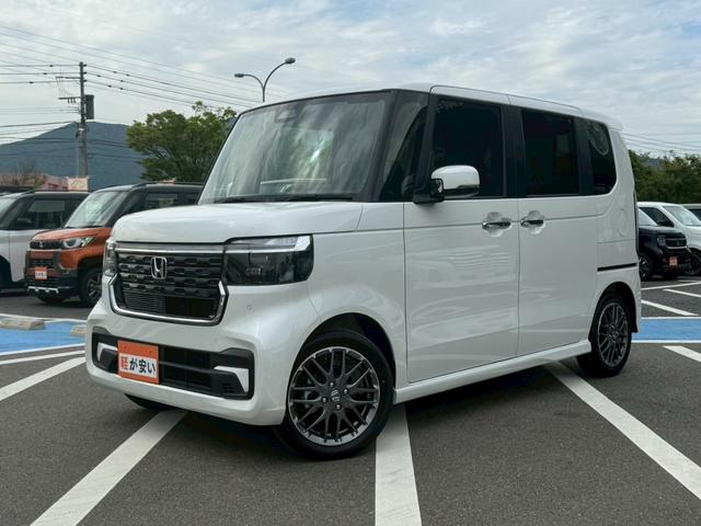 Ｎ－ＢＯＸカスタム ターボ　ハーフレザーシート　両側パワースライドドア　革巻きステアリング　バックカメラ　電動パーキング　シートヒーター　衝突軽減ブレーキ　アダプティブクルーズコントロール　スマートキー　純正１５インチＡＷ（16枚目）
