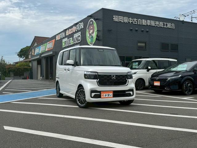 Ｎ－ＢＯＸカスタム ターボ　ハーフレザーシート　両側パワースライドドア　革巻きステアリング　バックカメラ　電動パーキング　シートヒーター　衝突軽減ブレーキ　アダプティブクルーズコントロール　スマートキー　純正１５インチＡＷ（30枚目）
